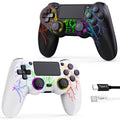 GamingBoy 2 Pack Wireless Controller for PS4 - Dual RGB, Hall