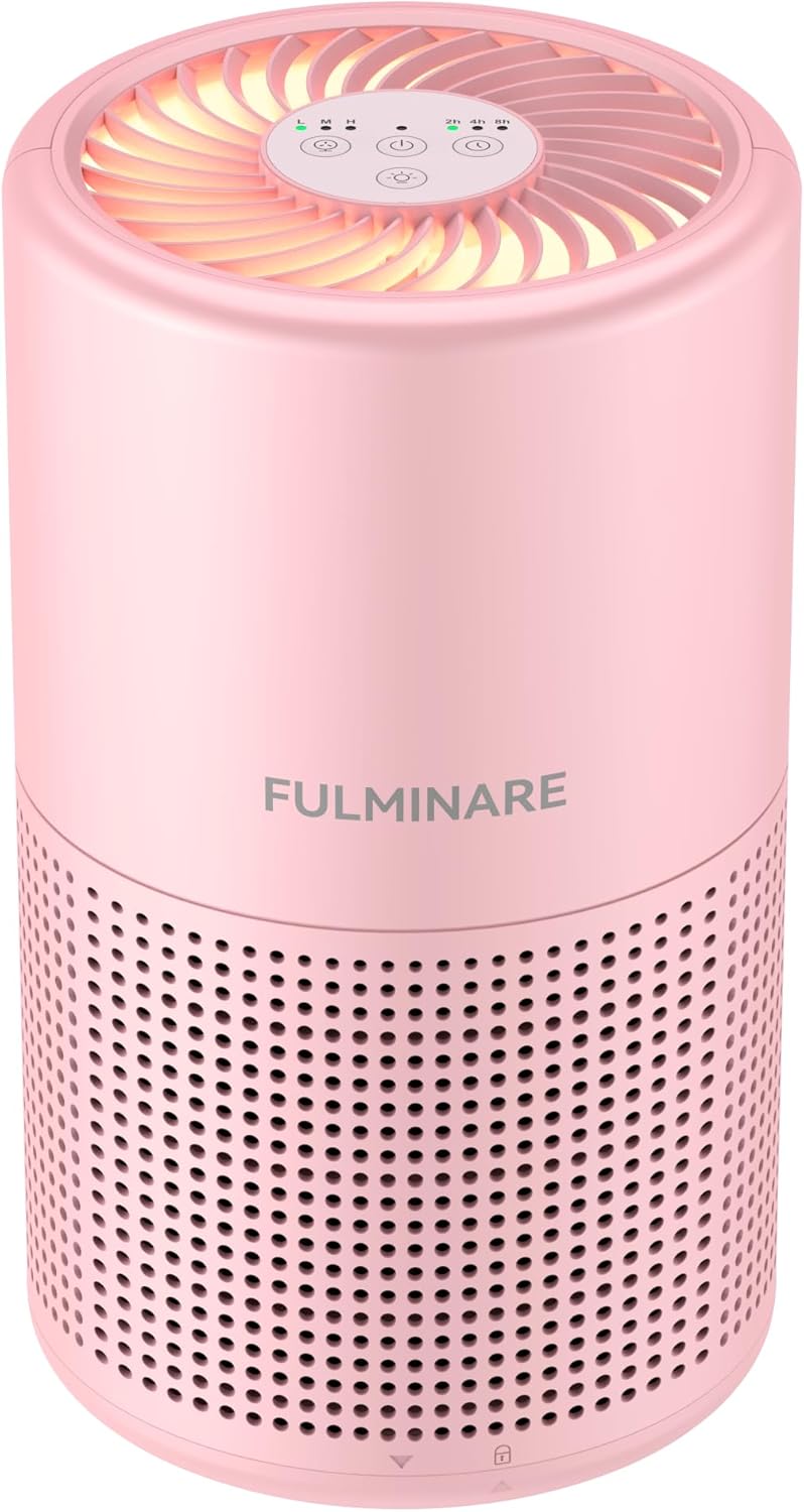 FULMINARE Air Purifiers for Bedroom with H13 HEPA Filter