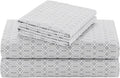 King Cotton Sheet Set Diamond Taupe - 100% Cotton King Sheets