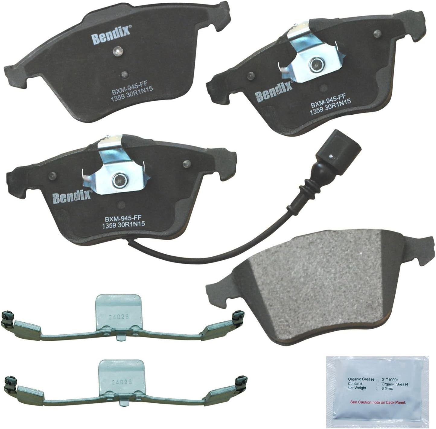 Bendix Priority1 CFM1359 Semi-Metallic Brake Pads for Audi & VW