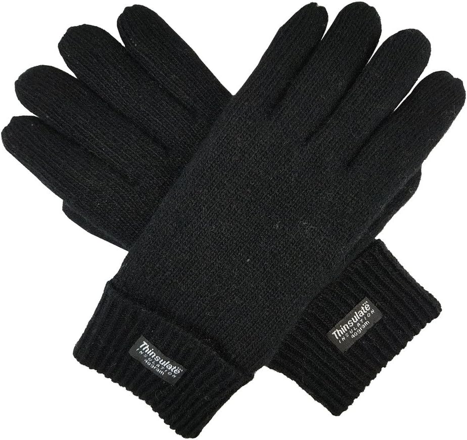 BRUCERIVER Men's Thinsulate Wool Gloves