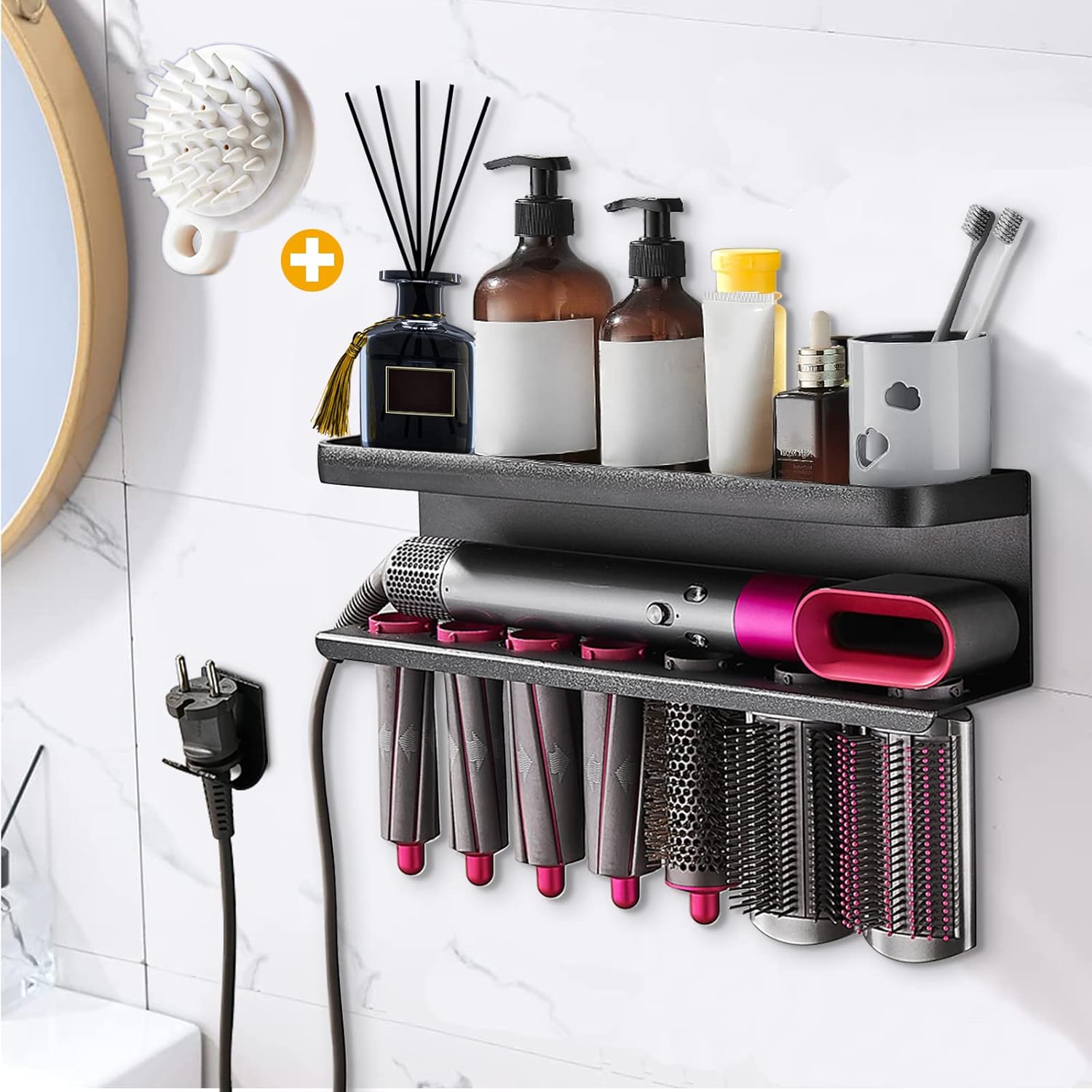 Wall Mounted Airwrap Holder for Easy Styling