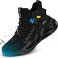 Steel Toe Shoes for Men Slip On Work Sneakers - Lightweight Protection
