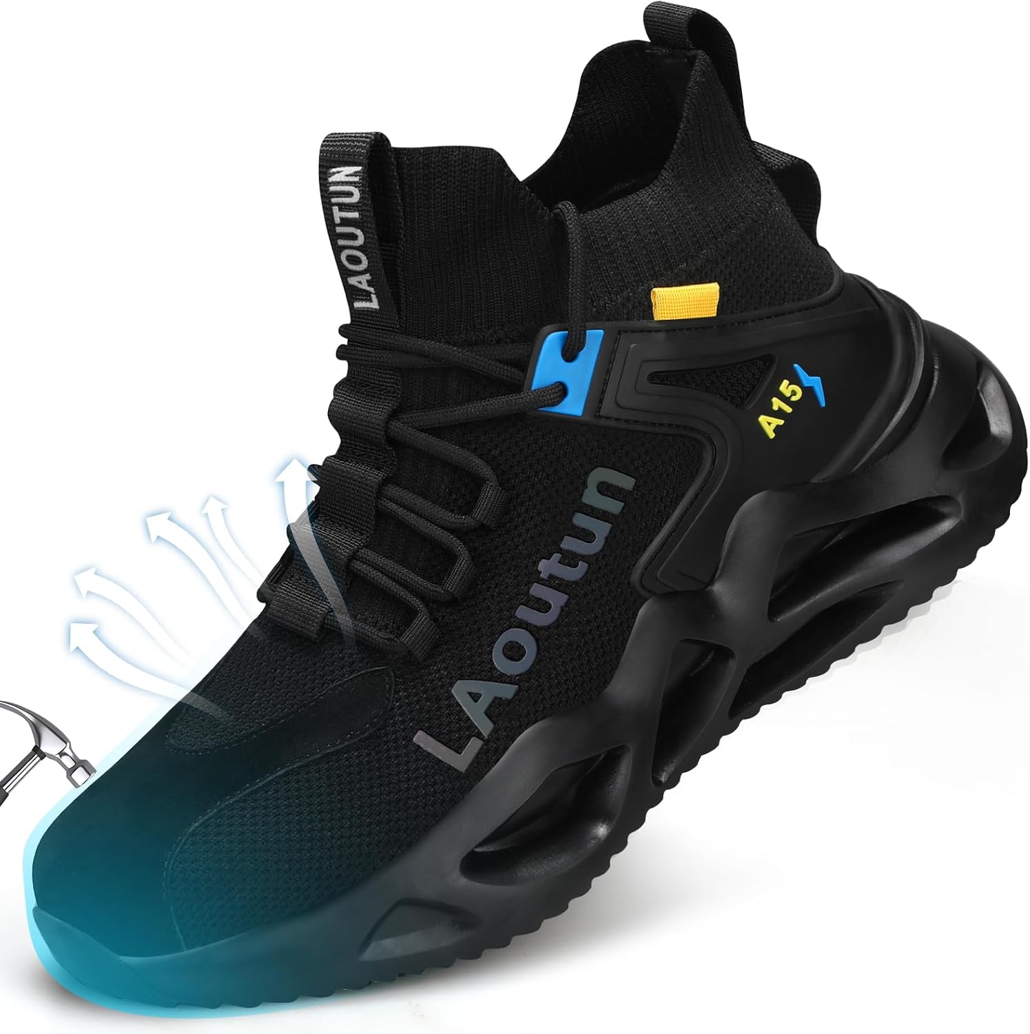 Steel Toe Shoes for Men Women Comfortable Lightweight Safety