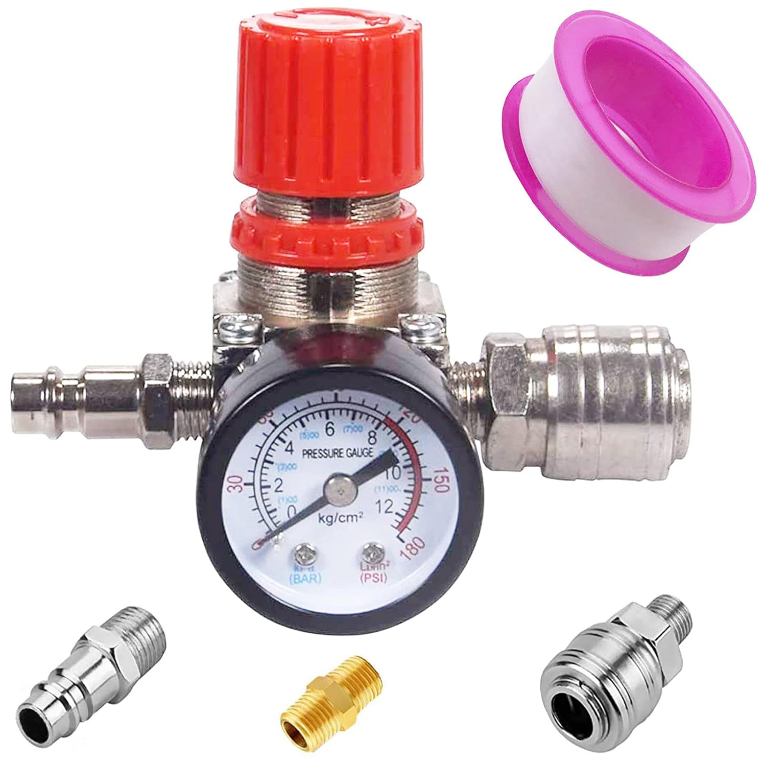 Lomodo Air Compressor Control Valve - 175 PSI Gauge