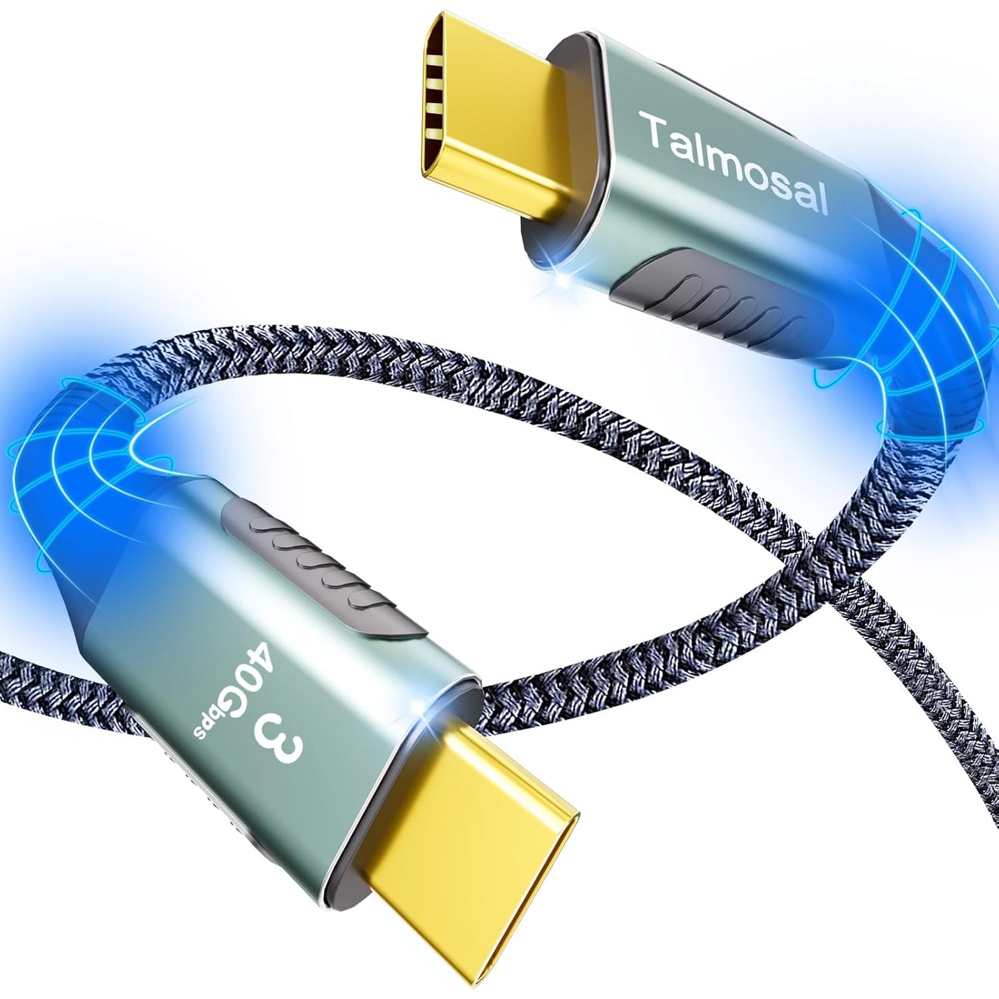 240W Thunderbolt 3 Cable: 8K@60Hz, 4K@144Hz, 40Gbps Speed