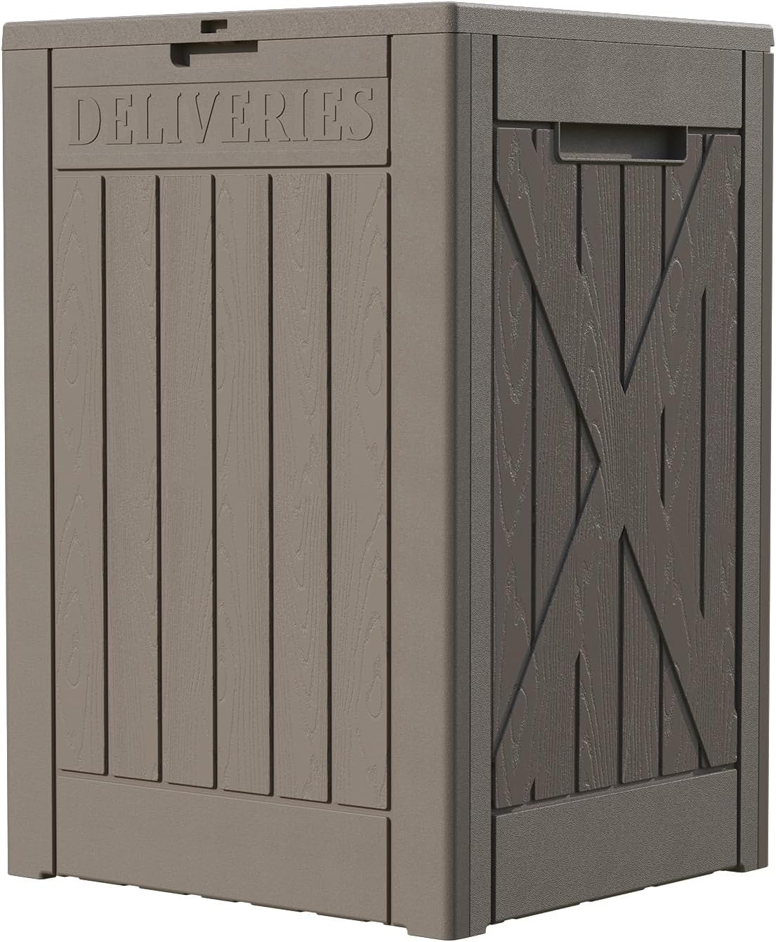Patiowell 48-Gallon Resin Package Delivery Box for Secure Storage