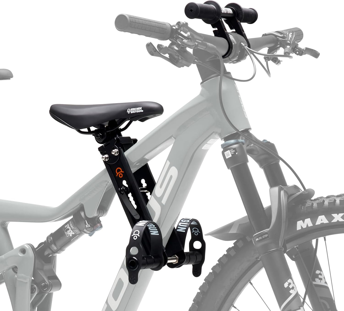 Kids Ride Shotgun Child Bike Seat for Young Adventurers