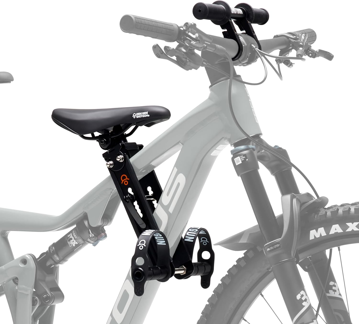 Kids Ride Shotgun Child Bike Seat for Young Adventurers