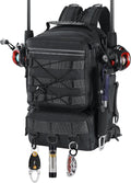 MoKo Fishing Backpack Sling Bag with Rod Holder - Waterproof Tackle