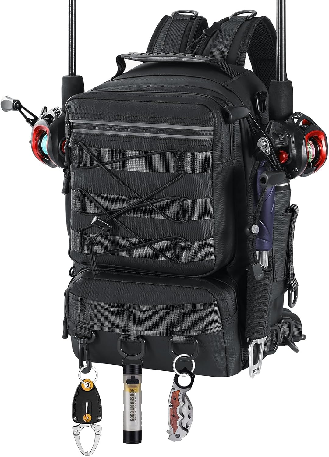MoKo Waterproof Fishing Backpack - Gear & Rod Holder