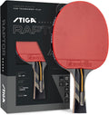 Table Tennis Racket Pro Carbon Red and Blue - Tournament Level