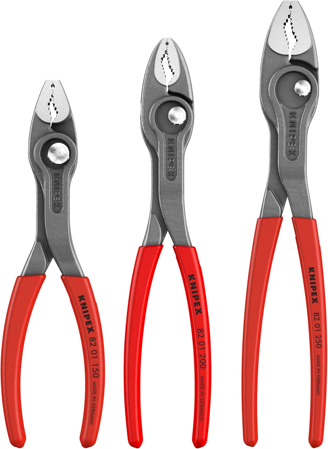 Knipex 3 Pc TwinGrip Pliers Set for Enhanced Grip Power