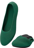 Puxowe Womens Ballet Flat Knit Slip On Flats - Breathable Comfort