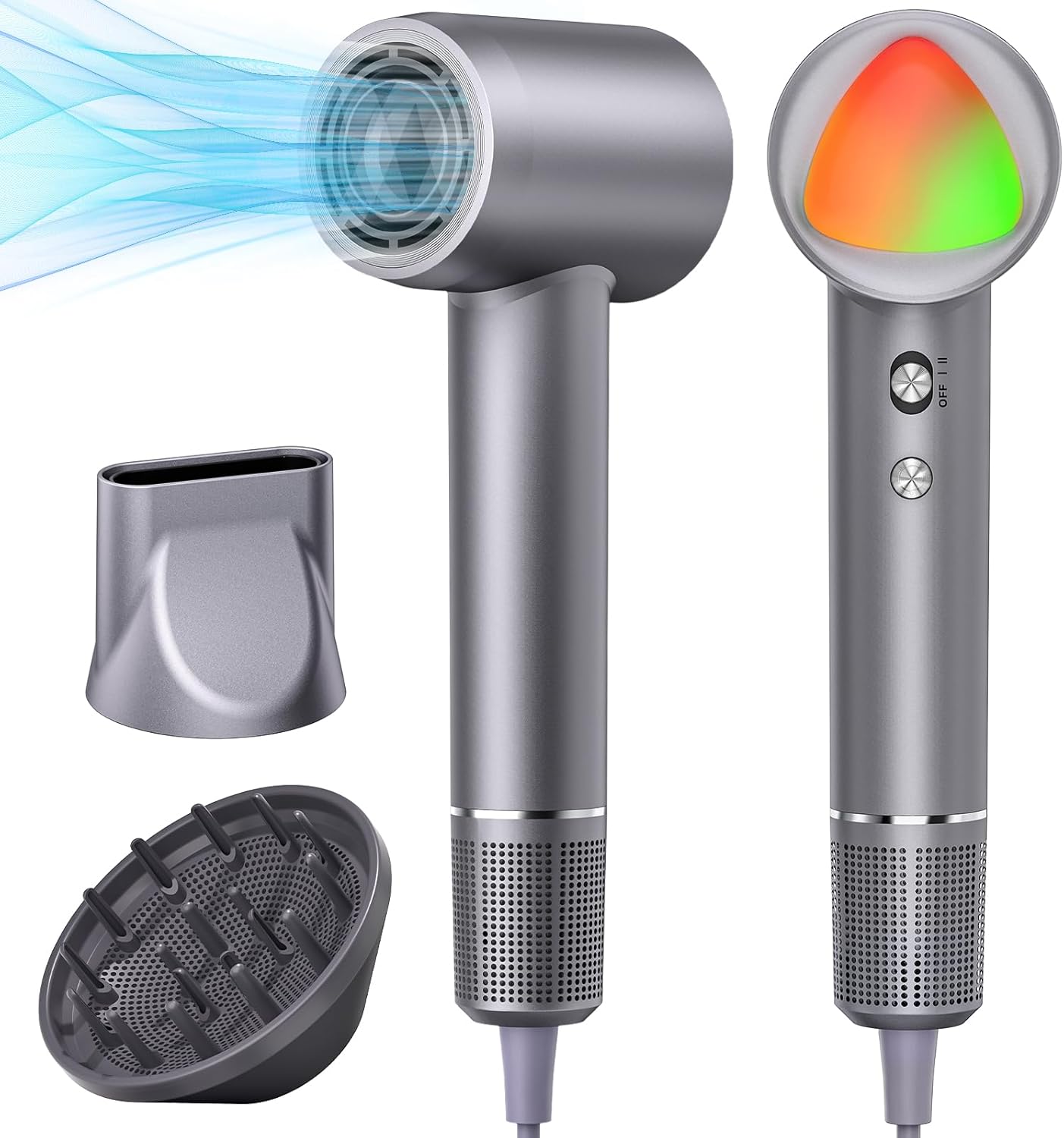 Professional Ionic Hair Dryer with 160000 RPM for Fast Drying
