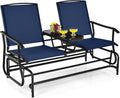 Tangkula 2 Person Swing Glider Chair for Outdoor Relaxation