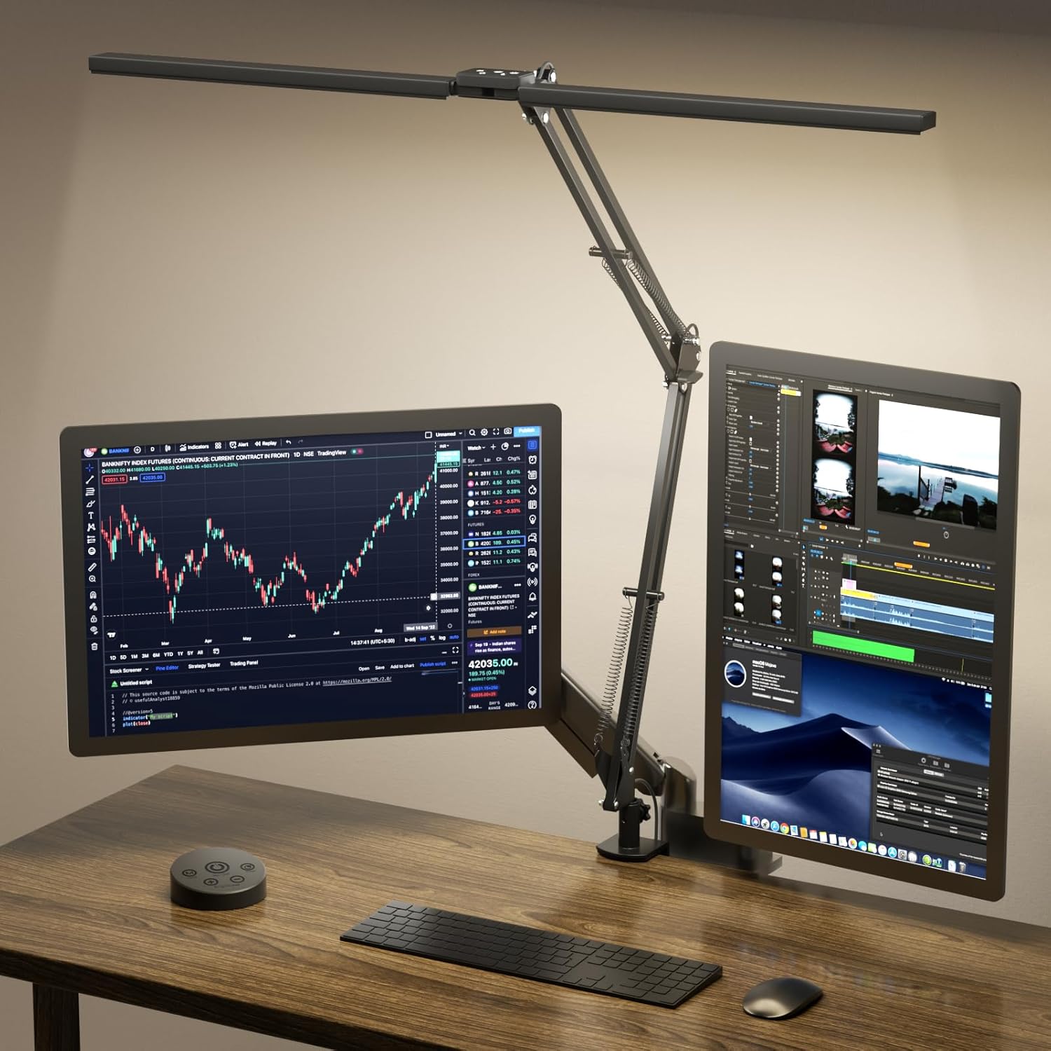 SKYLEO Ultra Bright LED Desk Lamp - Eye-Caring Clamp Light