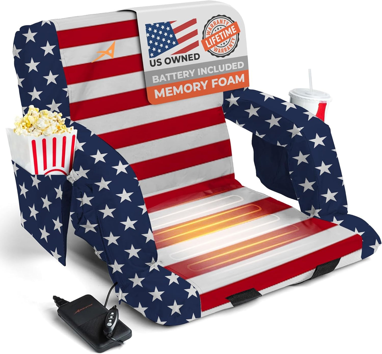 Heated Stadium Seats with Back Support for Ultimate Comfort