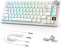 Attack Shark X820Ultra White Contour 75% Mechanical Keyboard - Hot