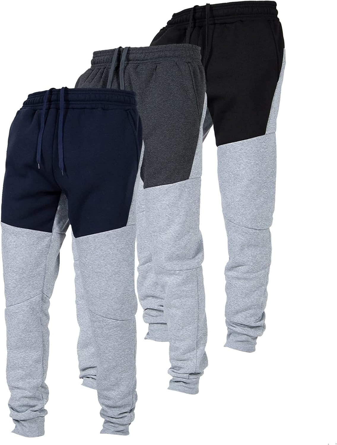 Ultra Performance Fleece Active Tech Joggers for Men - 3 Pack