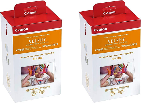 Canon Color Ink and Paper Set for SELPHY CP910 CP820 CP1200