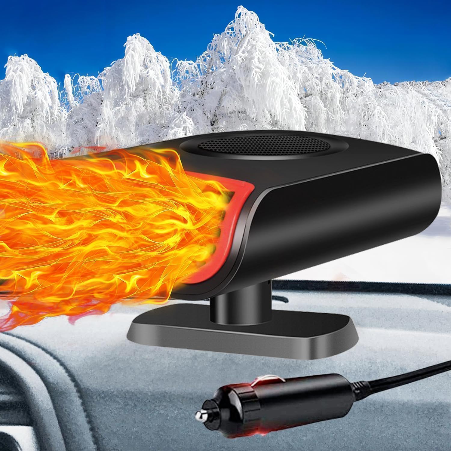 Instant Warmth on the Go: Portable 12V Car Heater