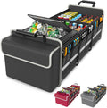 Large Trunk Organizer for SUV with Cooler Bag - Foldable 90L+20L