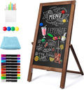 Double Sided Magnetic Chalkboard Easel Sign 40x20 in - Stable Outdoor