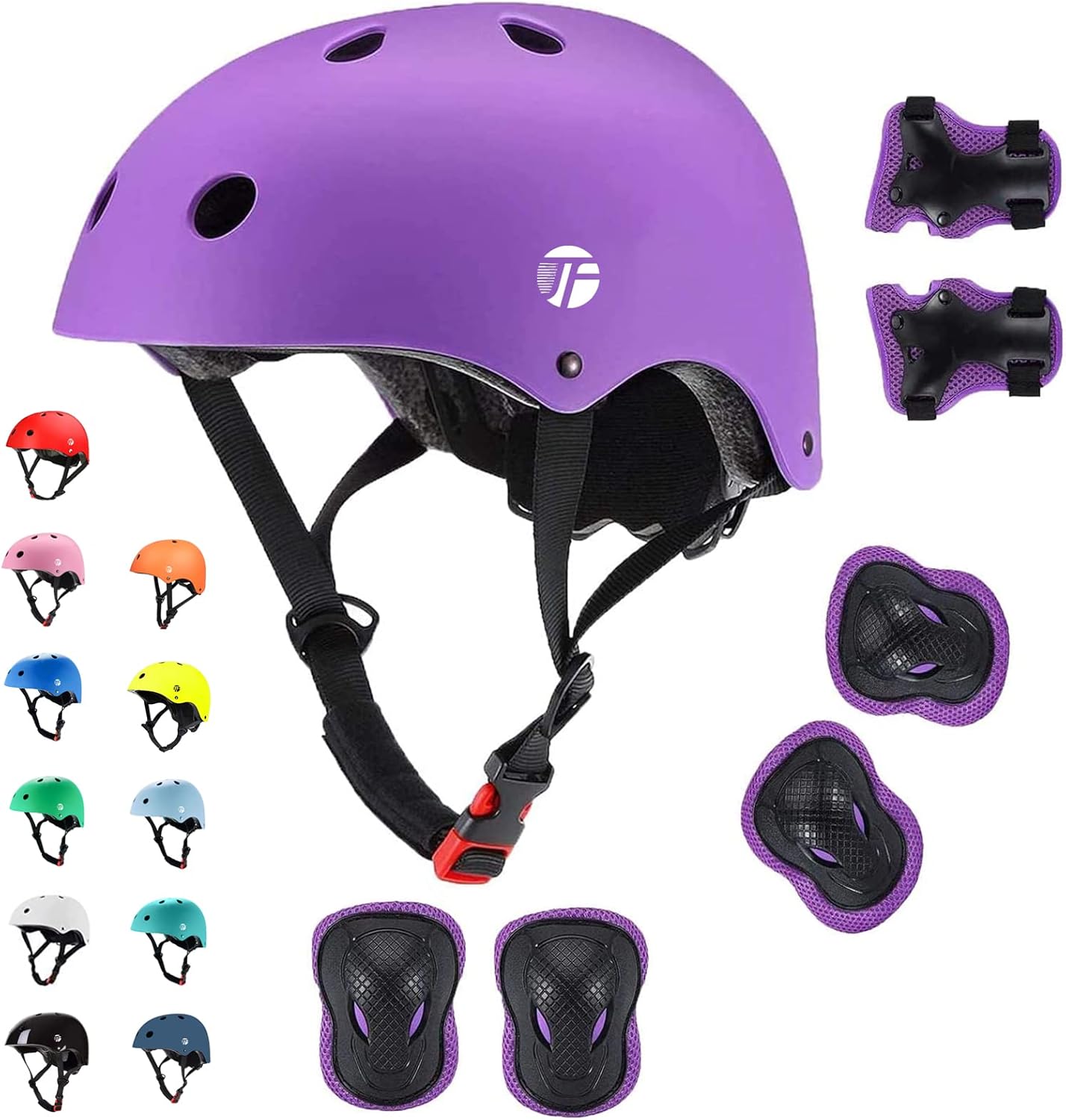 Adjustable Color Gradient Toddler Kids Bike Helmet for Safety