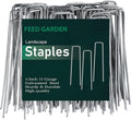 Landscape Staples 6 in 500 Pack - Heavy Duty Garden Pins