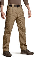 CQR Men's Tactical Pants Water Resistant Ripstop Cargo (Style THLW)