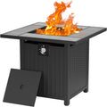 Propane Fire Pit Table 30 in Square - Outdoor Gas Fire Pit