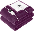 Electric Heated Blanket King Size - Dual Control, 10 Heat Levels