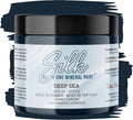 Silk All-in-One Mineral Paint Deep Sea (16oz) - Durable Low Sheen