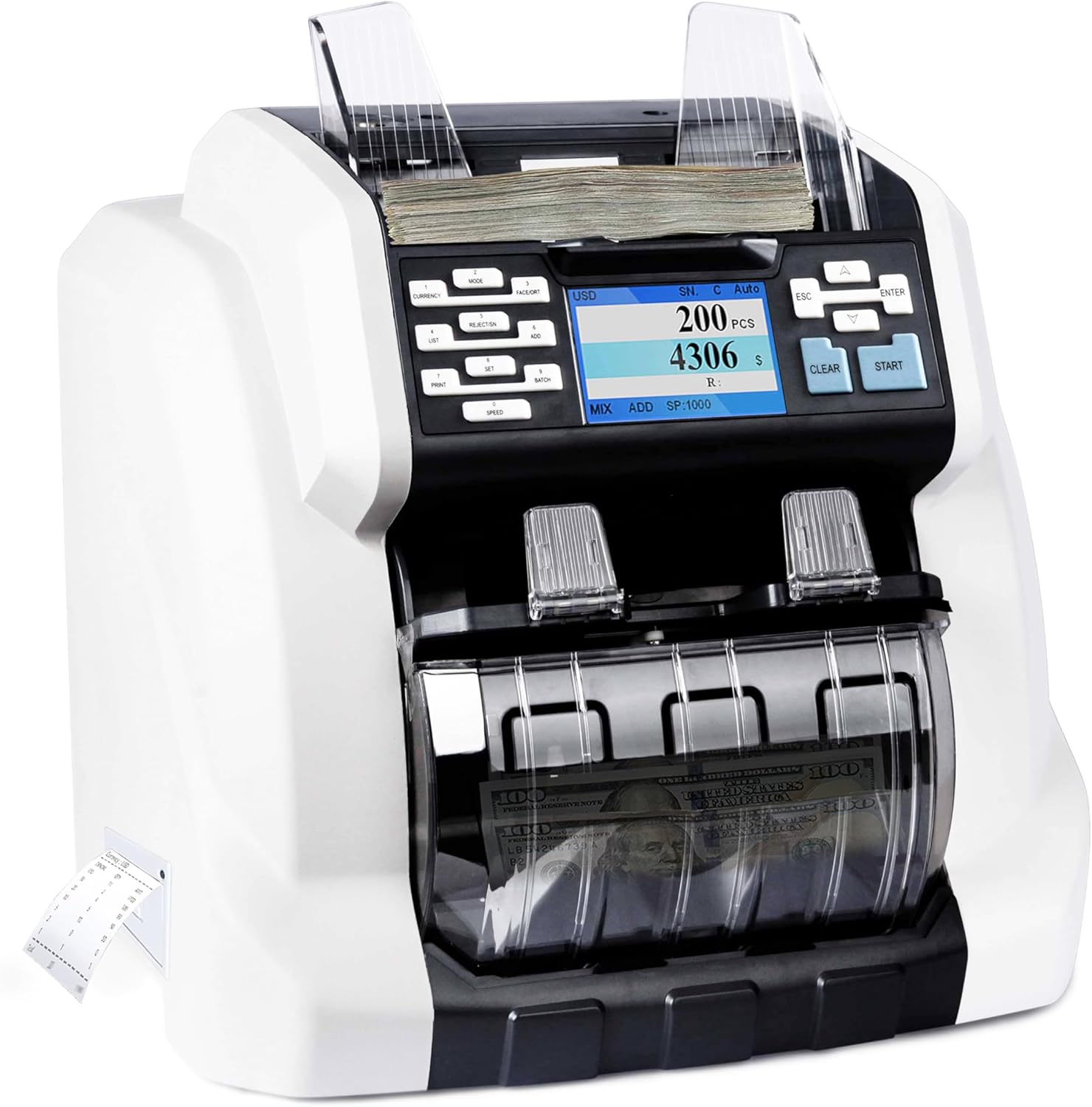 Ribao BCS-160 Money Counter: Fast Mixed Denomination Counting