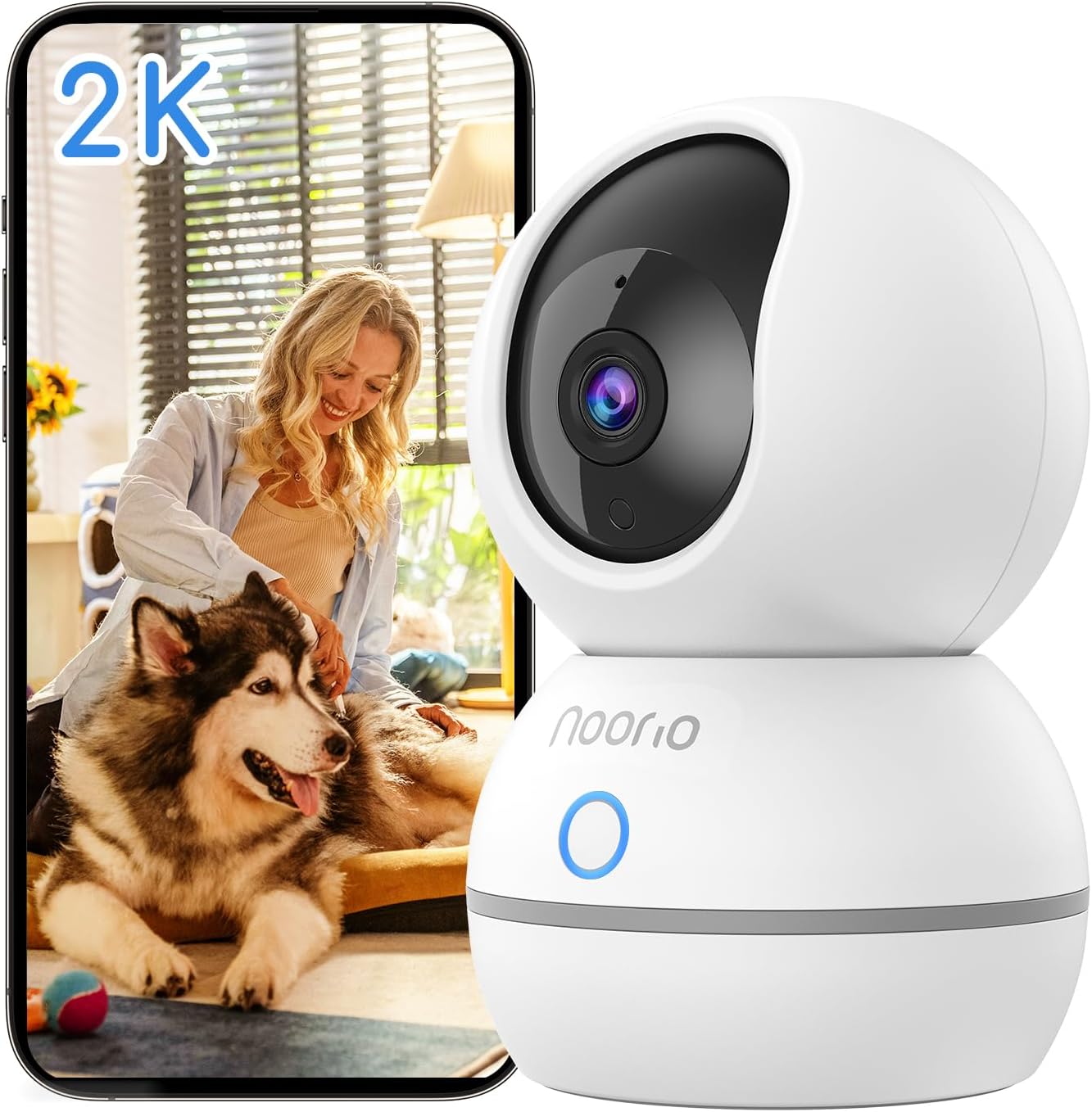 Smart Pet Cam with Night Vision & Speaker