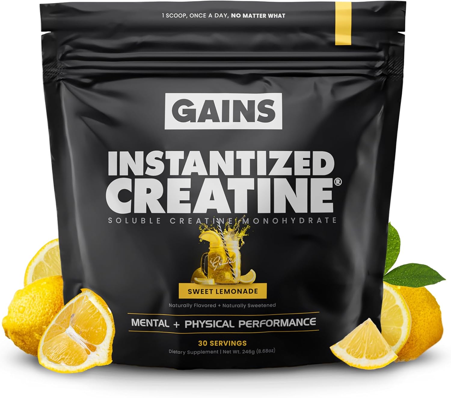 Gains in Bulk Instantized Creatine Monohydrate for Muscle Growth