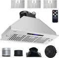 VEVOR 36 Inch Stainless Steel Insert Range Hood with 900CFM Power