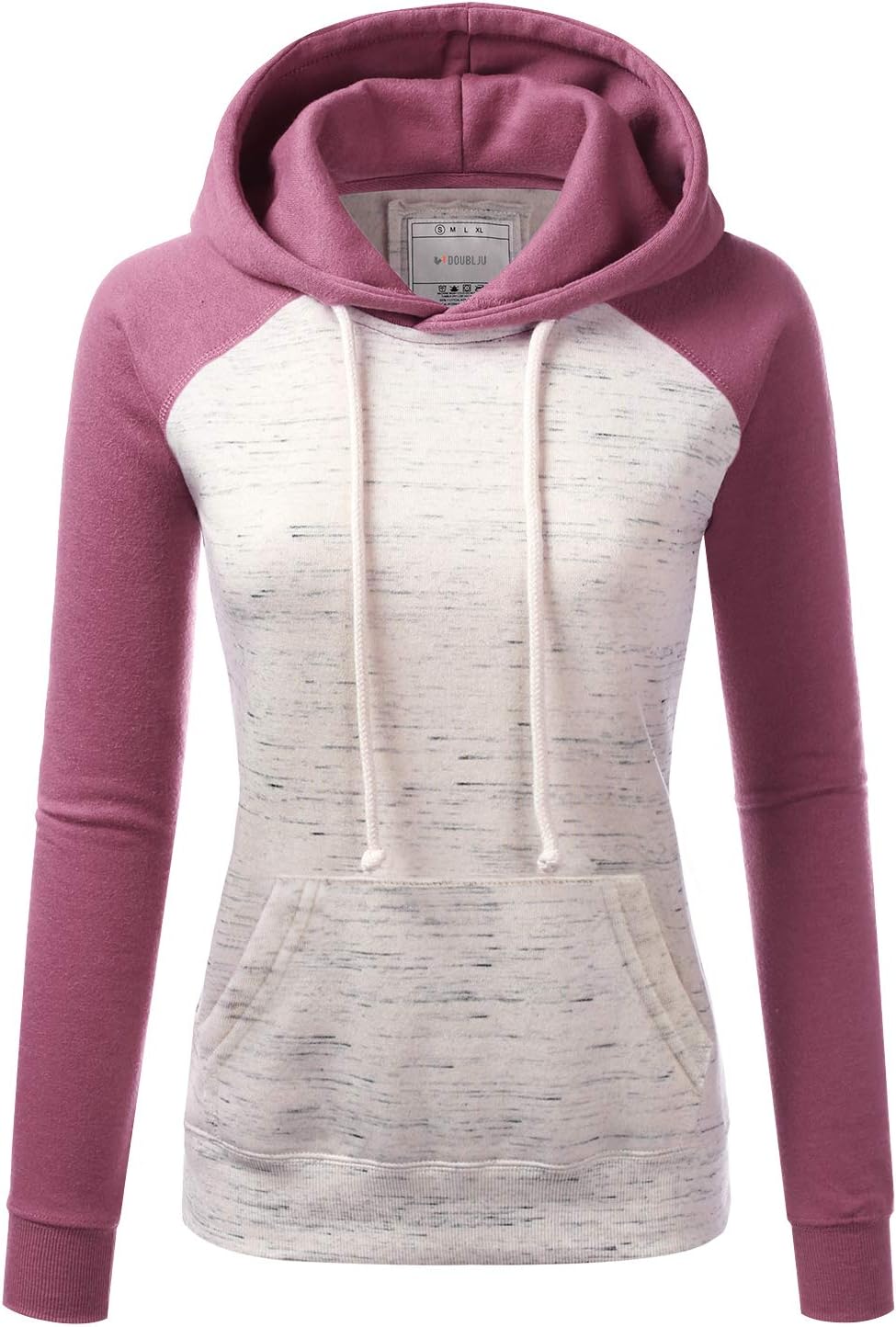 DOUBLJU Basic Lightweight Pullover Sweater for Women - Comfy Hoodie
