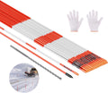 VEVOR Driveway Markers 48 in Reflective Snow Stakes - High Visibility