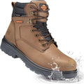 NINGO Work Boots for Men Steel Toe Waterproof Boots - Durable