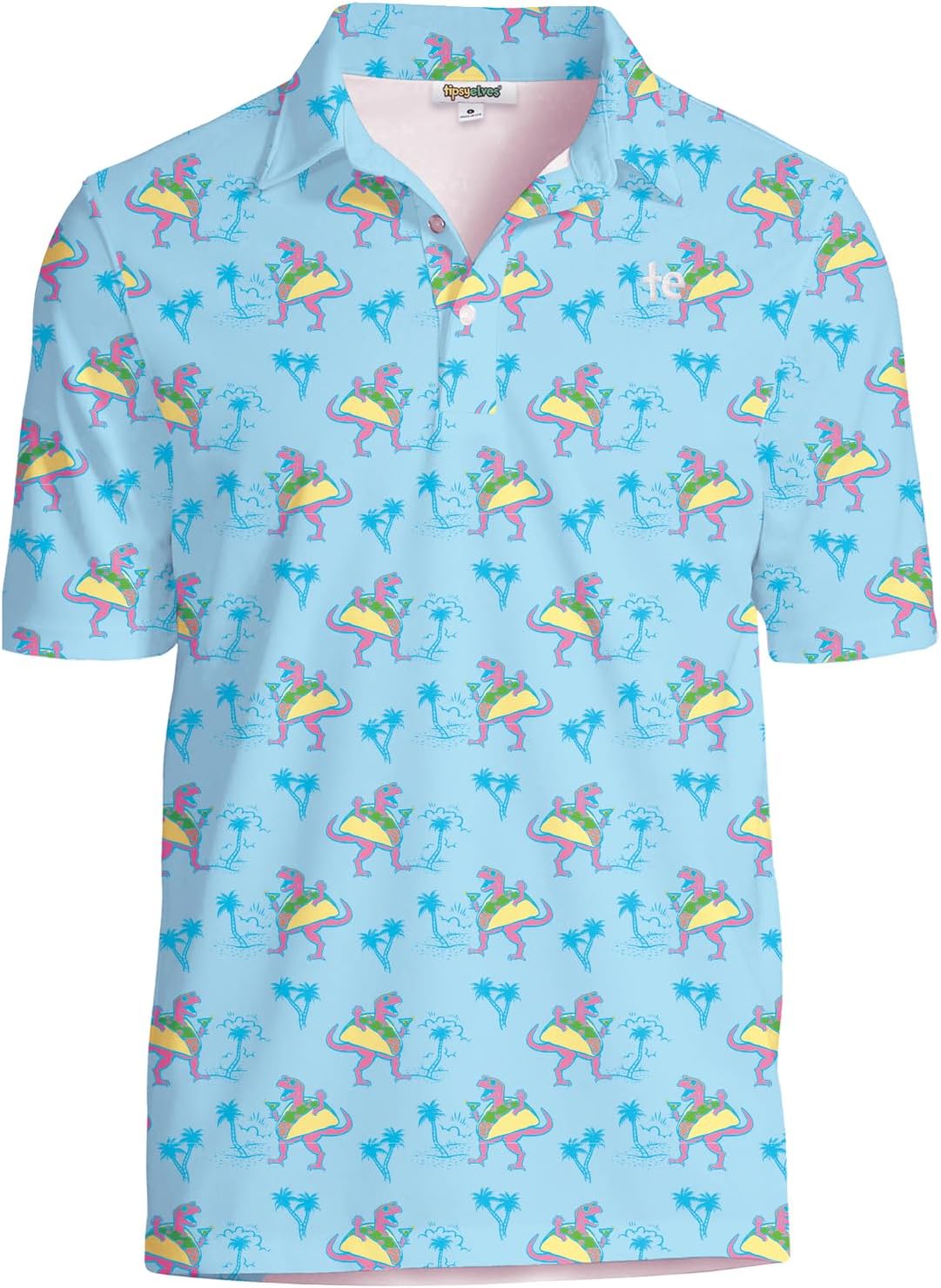 Tipsy Elves Golf Shirts for Men - Performance Athletic Fit Polos