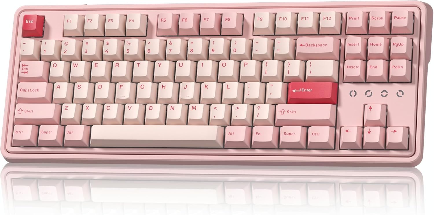 Wireless Gaming Keyboard with RGB and Hot-Swap Features
