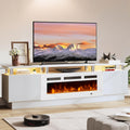 70 in TV Stand with 36 in Electric Fireplace - Modern Media Console