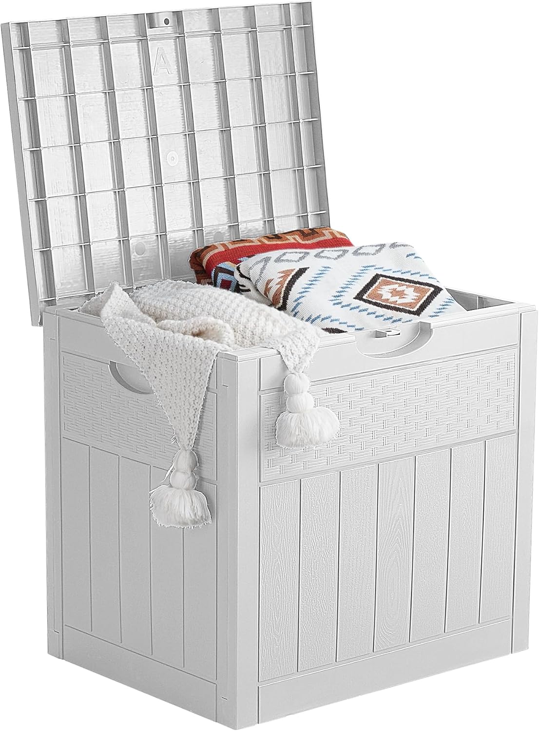 33 Gallon Deck Box for Outdoor Storage, Waterproof and Secure