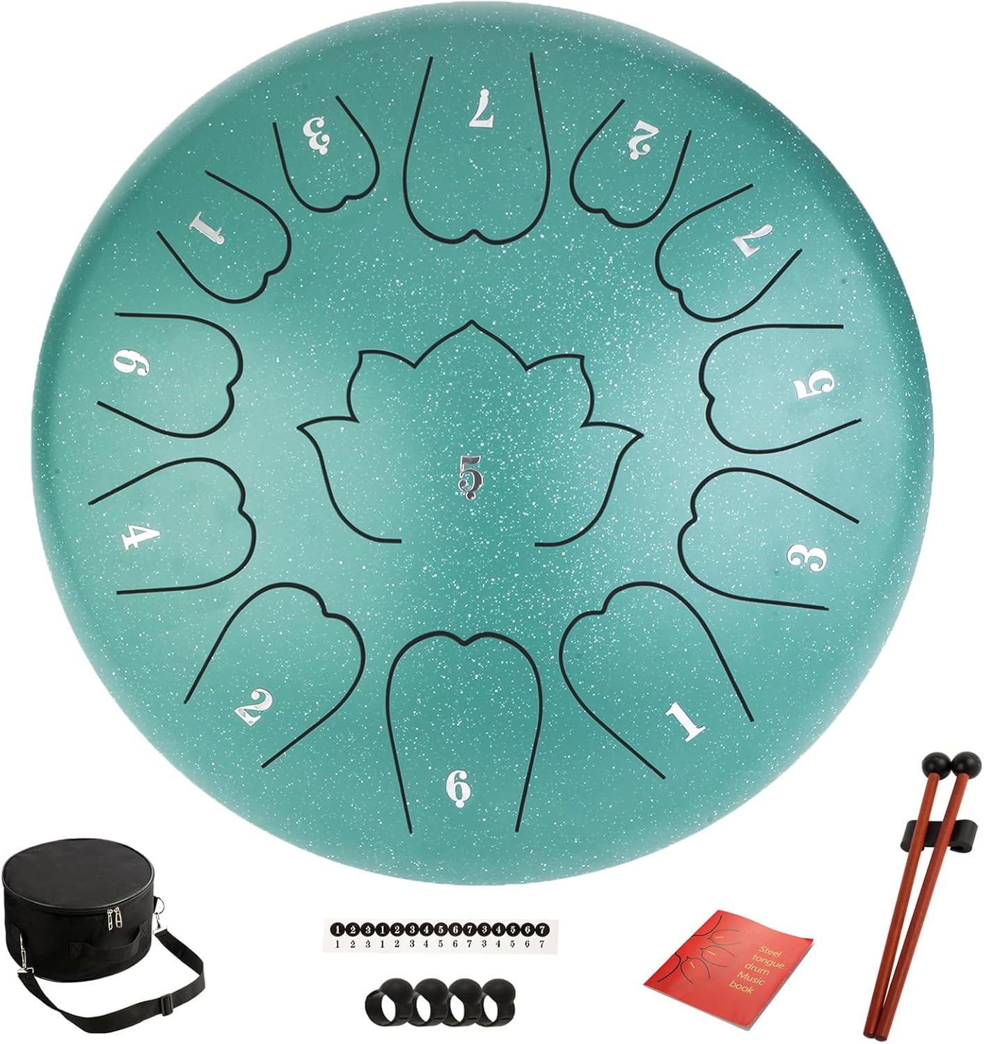 Steel Tongue Drum - 12-Inch 13-Notes C Major Outdoor Drum