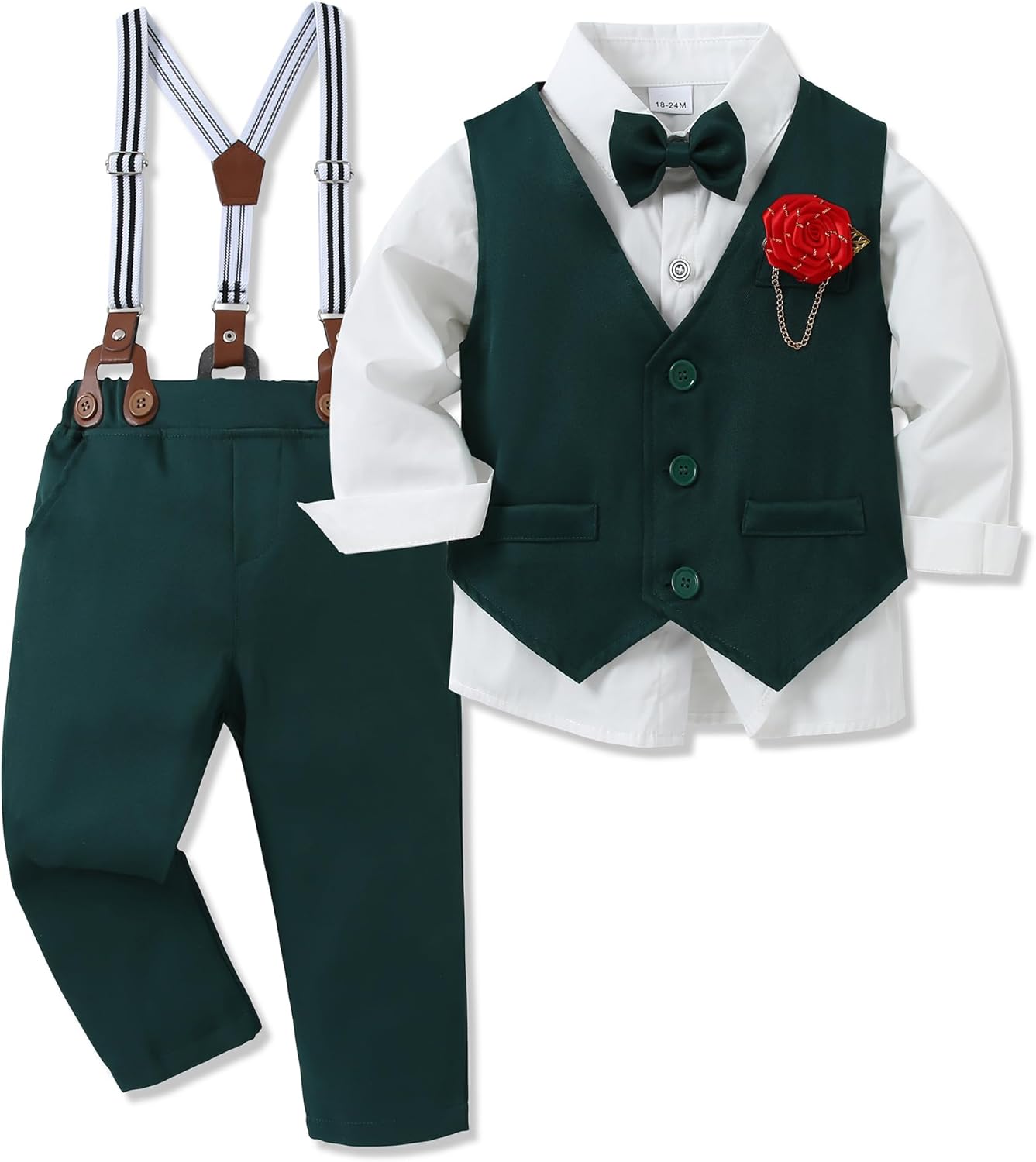WESIDOM Toddler Boy Clothes Suit Set for Formal Occasions