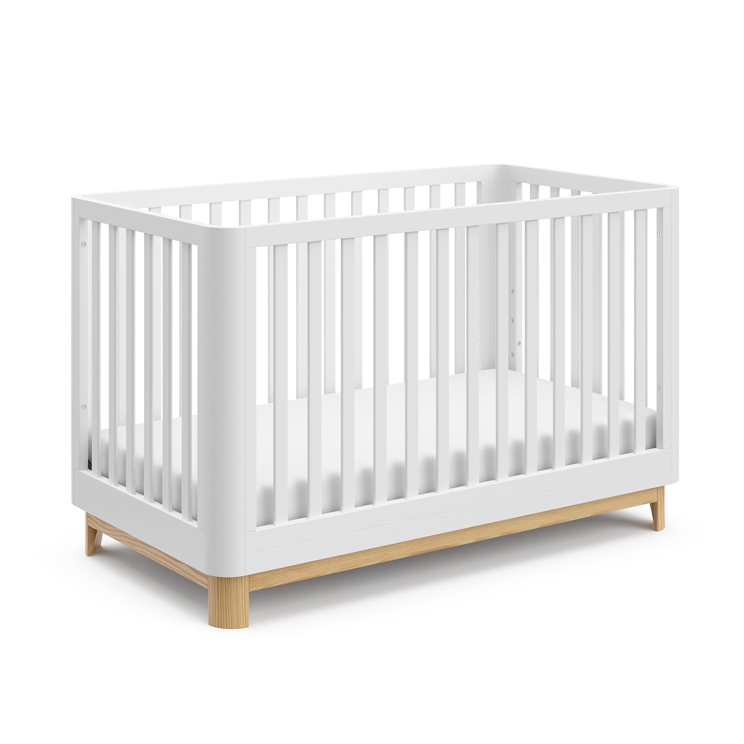 Storkcraft Santos 3-in-1 Convertible Crib for Modern Nurseries