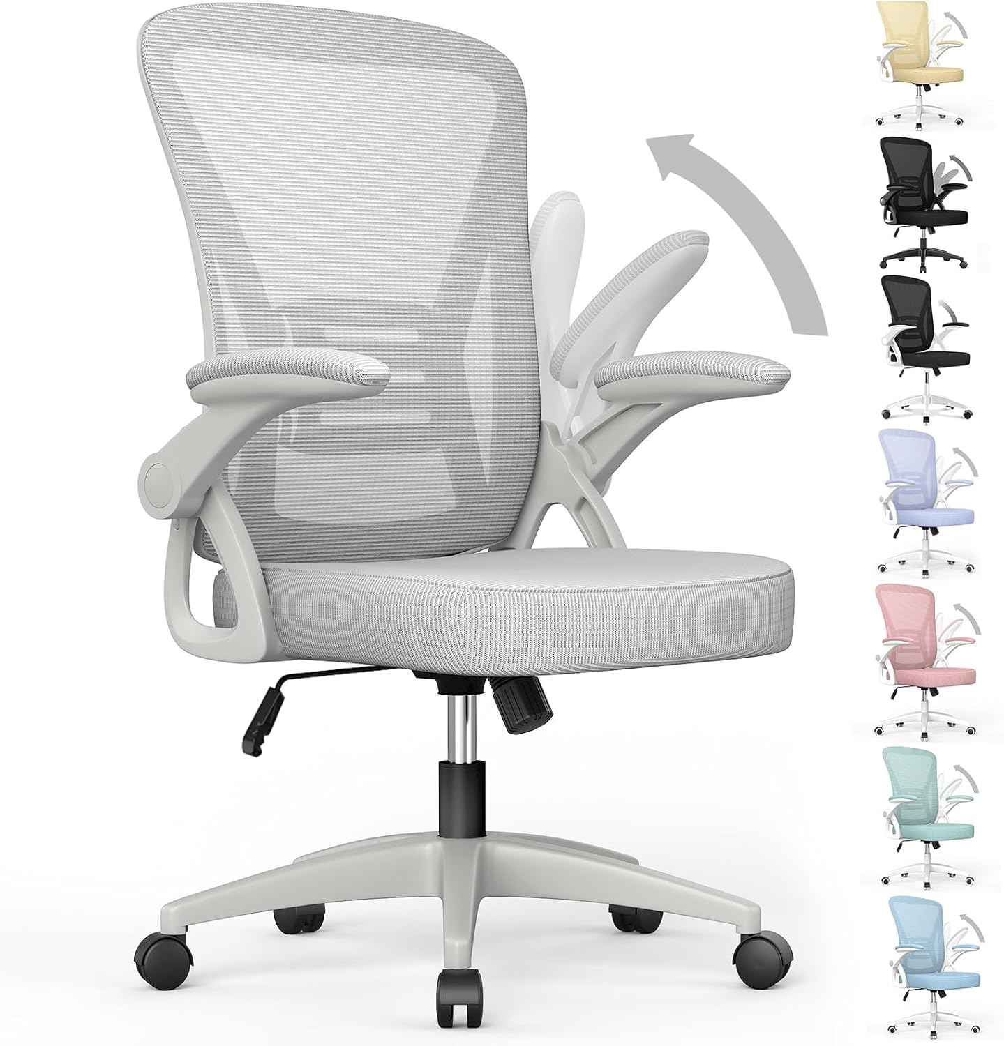 Ergonomic Office Chair with Adjustable Height and Lumbar Support