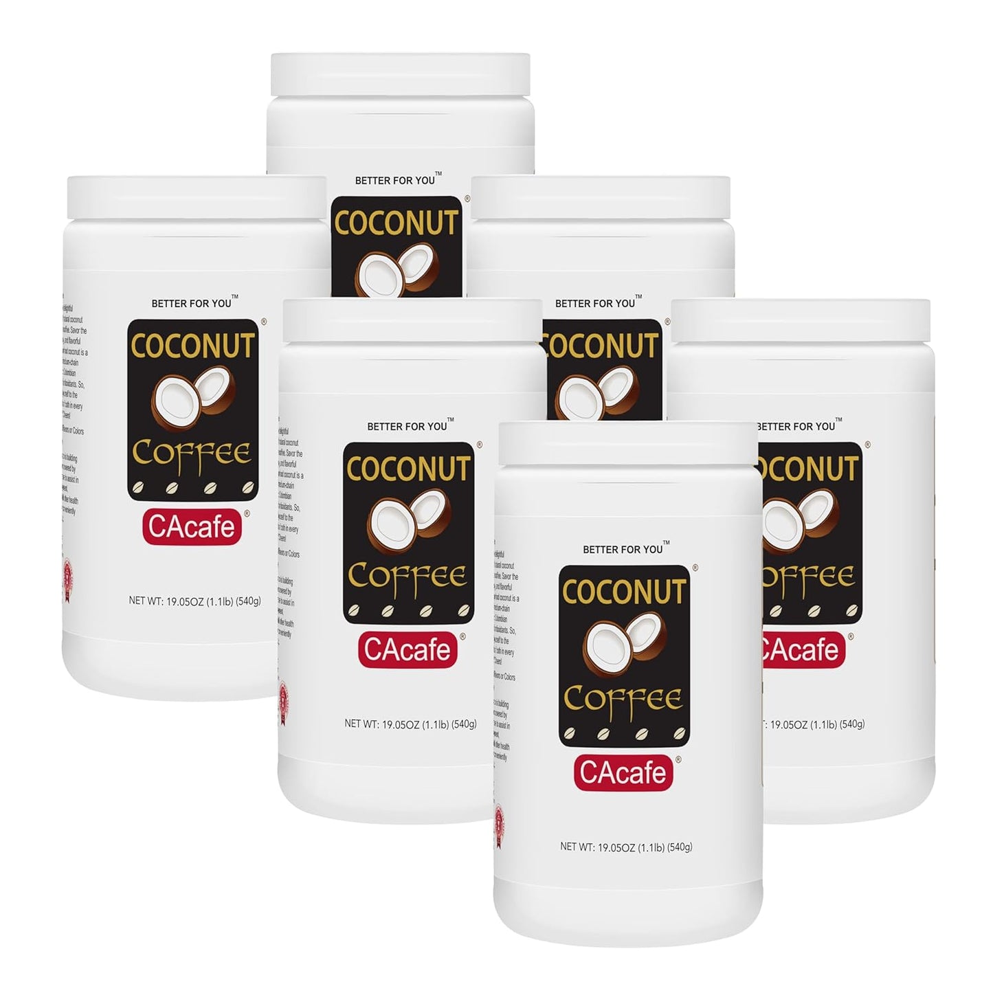 CAcafe Coconut Coffee - Creamy Coconut Infused Colombian Blend